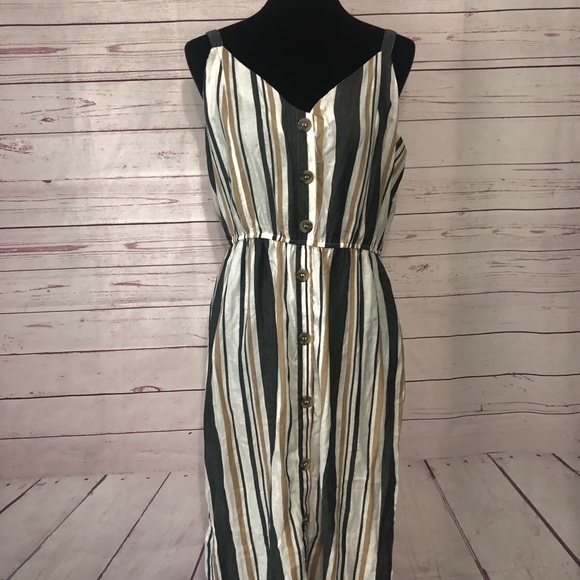 NWT Blush Button Down Striped Sundress - Picture 10 of 10